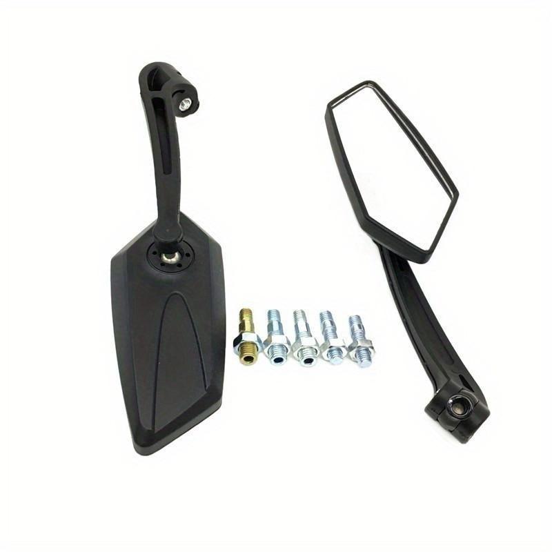 1pair Motorcycle Universal Mirror Scooter E-Bike Cafe Racer Retro Rearview Mirrors Electrombile HD Vision Side Mirror