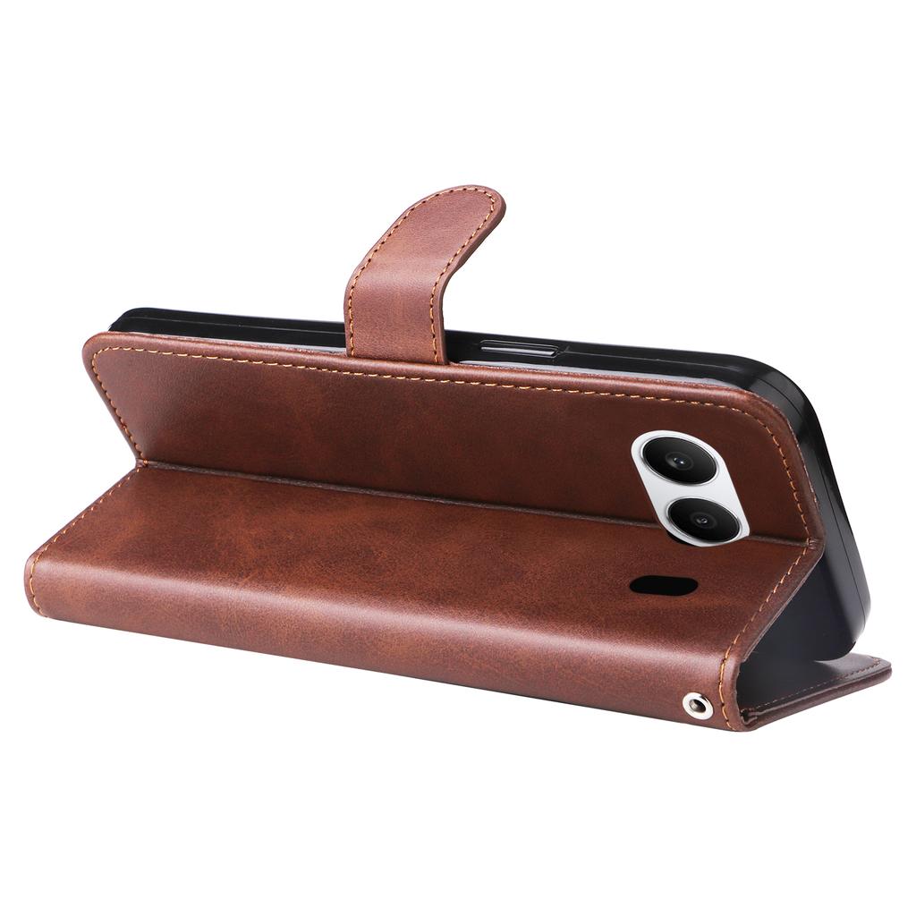For OnePlus Nord 4 Case Zipper Wallet Calf Texture PU Leather Phone Cover