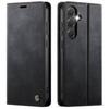 For Samsung Galaxy S25 FE Luxury Wallet Case Retro PU Leather RFID Blocking Card Holder Magnetic Flip Cover Kickstand Shockproof