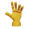 Plastic Hand Model Flexible Moveable Fingers Manikin Hand Figure for Sketching Drawing Home Office Desk Posable Joints