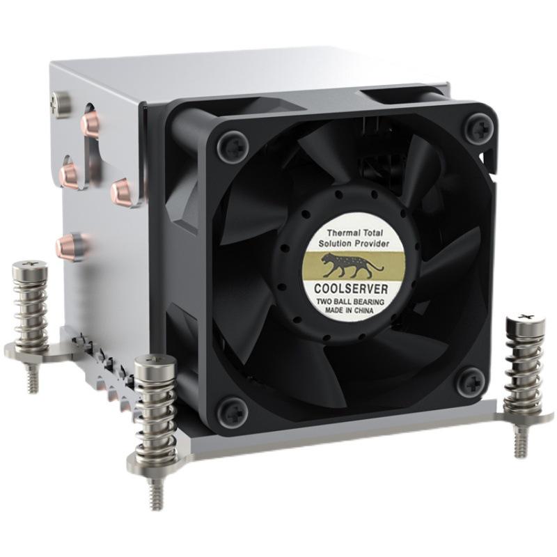 Jinfengbao 2U CPU Cooler with 4 Heatpipes for 115X/2011/1700 Sockets, 12th Gen, PWM