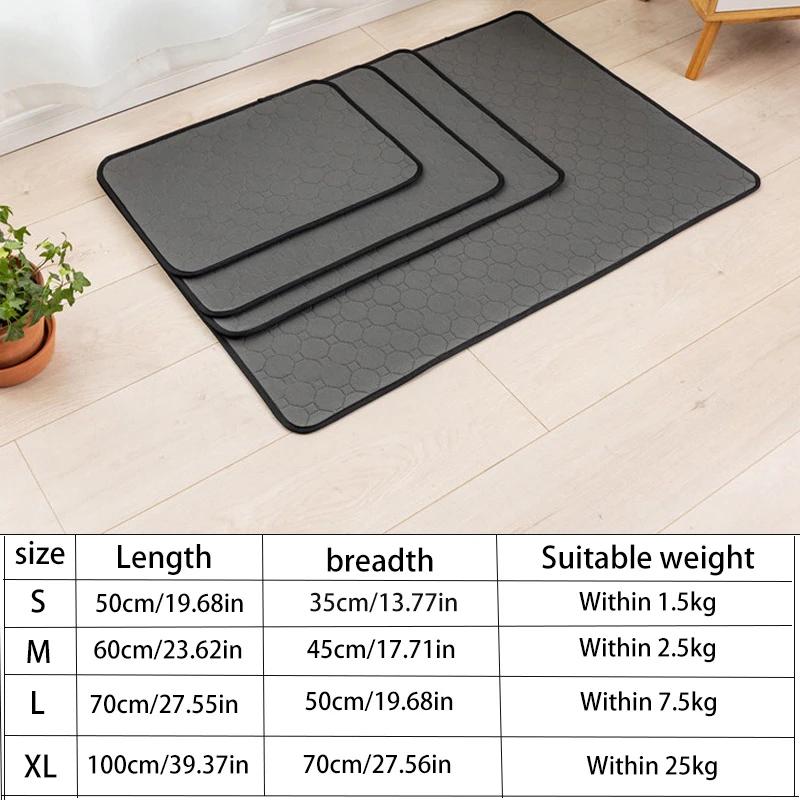 Waterproof Dog Pee Pad Reusable Washable Dog Urine Mat Car Seat Floor Sofa Pet Cat Bed Furniture  60x90 Size Tapetes Para Carro