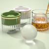 2PCS Silicone Refrigerator Ice Ball Mold Dust Lid Ice Sphere Mold Bar Ice Ball Maker  Easy To Demold