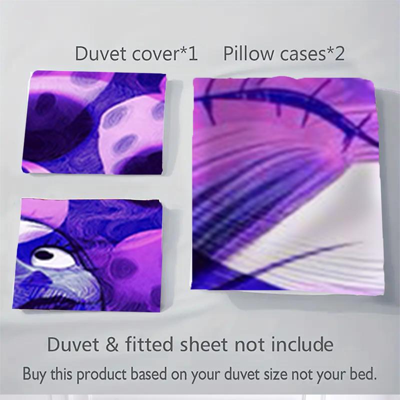 3Pcs Purple Skulls Shadows Bedding Sets For All Sizes New 3D Printed Bed Cover Comforter Duvet Cover Pillowcase Bedroom Decoration