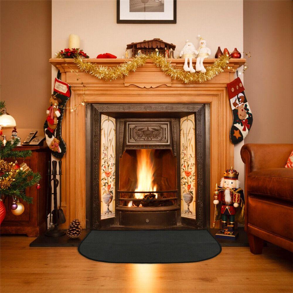 Home Area Rug Heat insulation Fireproof Mat Floor Protection Fireplace Mat Fire Resistant Mat