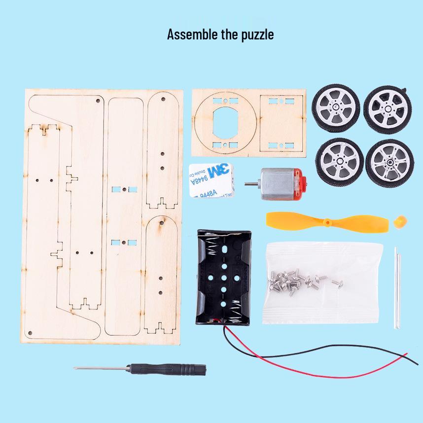 Creative Wooden DIY Airplane Glider Kit for Primary School Students – Educational Handmade Toy Gift