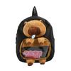 Capybara Snot Plush Backpack With Adjustable Shoulder Straps And Large Capacity