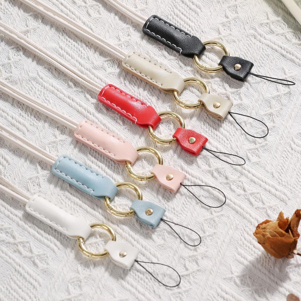 Multifunctional Mobile Phone Lanyard Anti-Lost Messenger Leather Neck Rope Id Cover Special Lanyard Annual Meeting