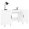 VidaXL Bureau blanc 140x50x75 cm bois d'ingénierie 829540