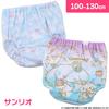Cinnamoroll Kids Size Premium Pattern Assorted Designs Girls' Shorts, 2-Pack, A, 100% Cotton, Glitter, 582, 100cm,