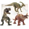 Prehistoric Jurassic Dinosaurs World Tyrannosaurus Styracosaurus Animal Figurines Large Model Action Boys Kid Toys Gift Children