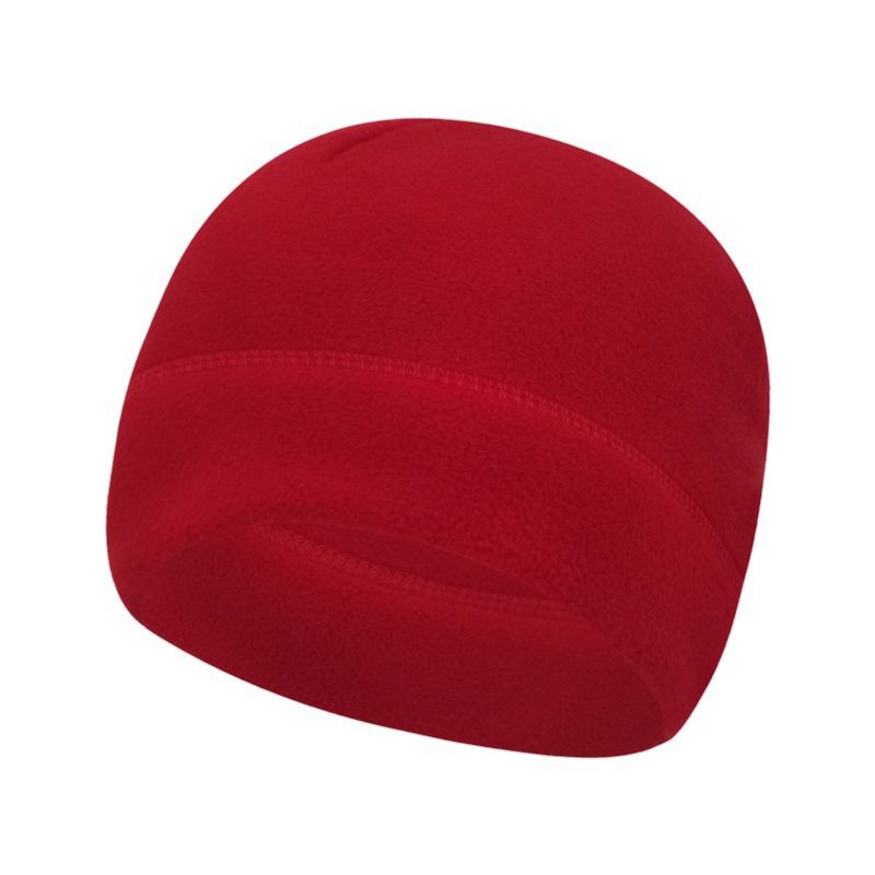 

Winter Outdoors Heattech Small Hat Mountain Climbing Biking Running Sports Polar Fleece Thickened Fleece Hat Windproof Skiiing Red All yards
