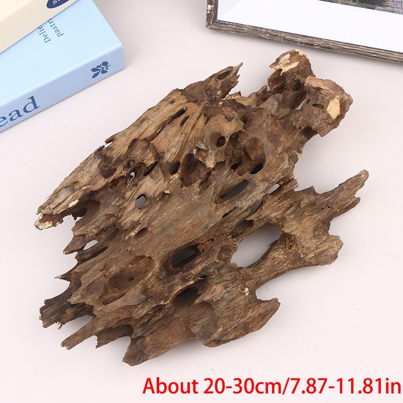 Decorazione per Acquario in Legno di Gamberetti, Legno Galleggiante Accessori Ornamentali per Vasche per Pesci Con Fori Naturali Adatto per Gamberetti