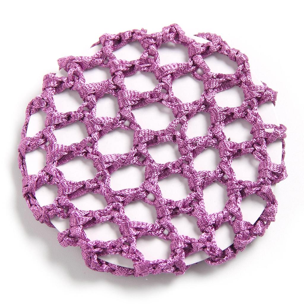 Professionelles geflochtenes Haarnetz für Krankenschwestern, Stewardessen und Tänzer – diamantenfreier Dutt-Kopfschmuck