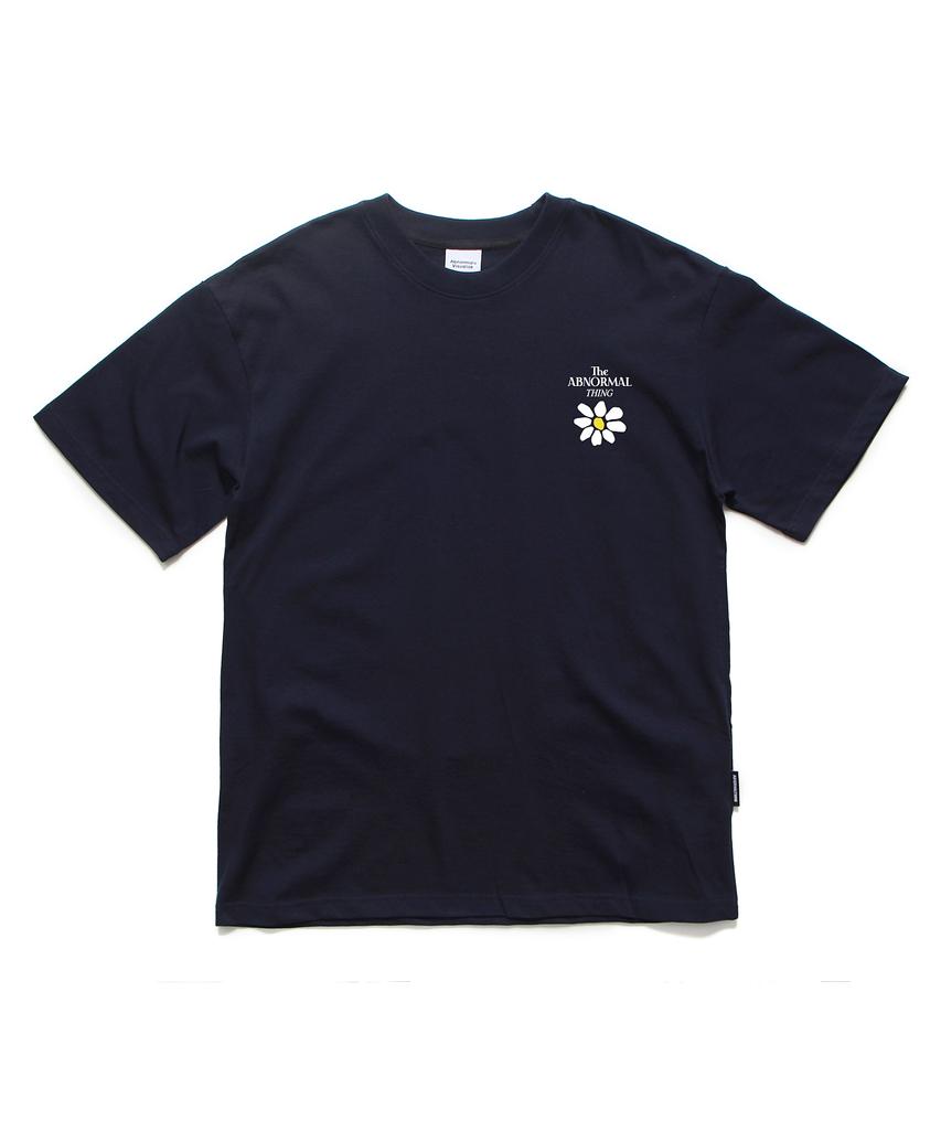 ABNORMALTHING Flower Oversized T-Shirt White
