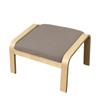 Jacquard Poang Chair Footstool Cover Washable Dustproof Solid Chair Pad Slipcover Non‑Slip Chair Protector For Living
