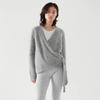 VAYLA Ethereal Costume Cos Winter New Style of Ladies' Casual Fashion Standard Wool Blend Asymmetrical Cardigan