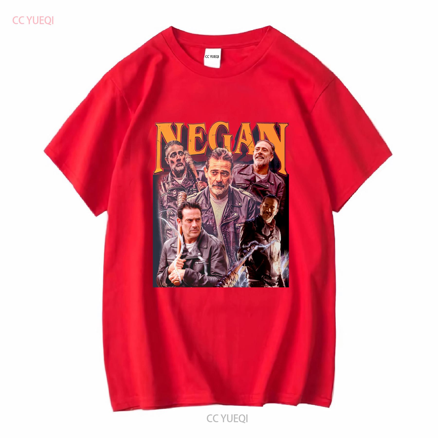 Limited Negan T Shirt Jeffrey Dean Morgan Oversize SweaT BGL588 long or short sleeves vintage Washed Casual Stylish graphic S