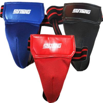 Sagitar PU Leather Groin Protector for Boxing & Taekwondo