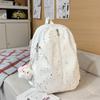 Schoolbag Korean Version Ins Little Star Schoolbag for Female Junior High School Students with a Sense of High-end Niche Does Not Collide with the