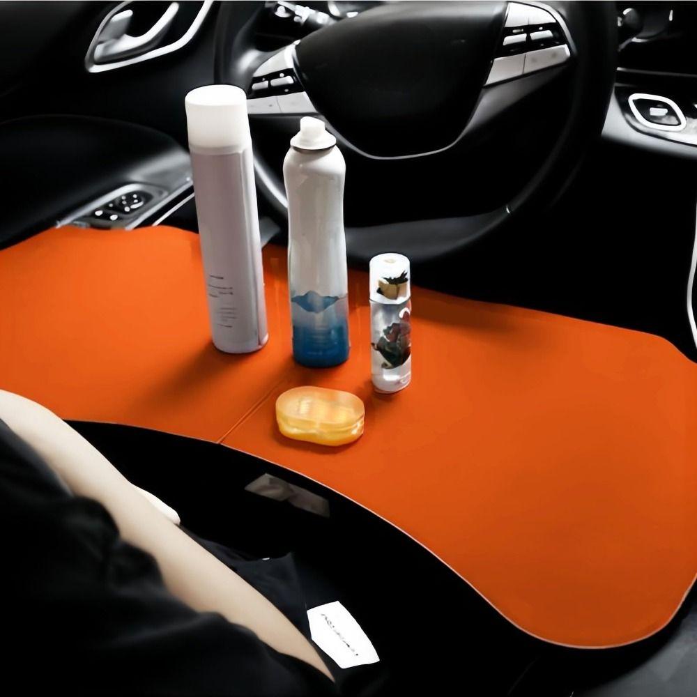Foldable Car Laptop Desk Stable Design Car Dining Table Steering Wheel Table  Car Interior