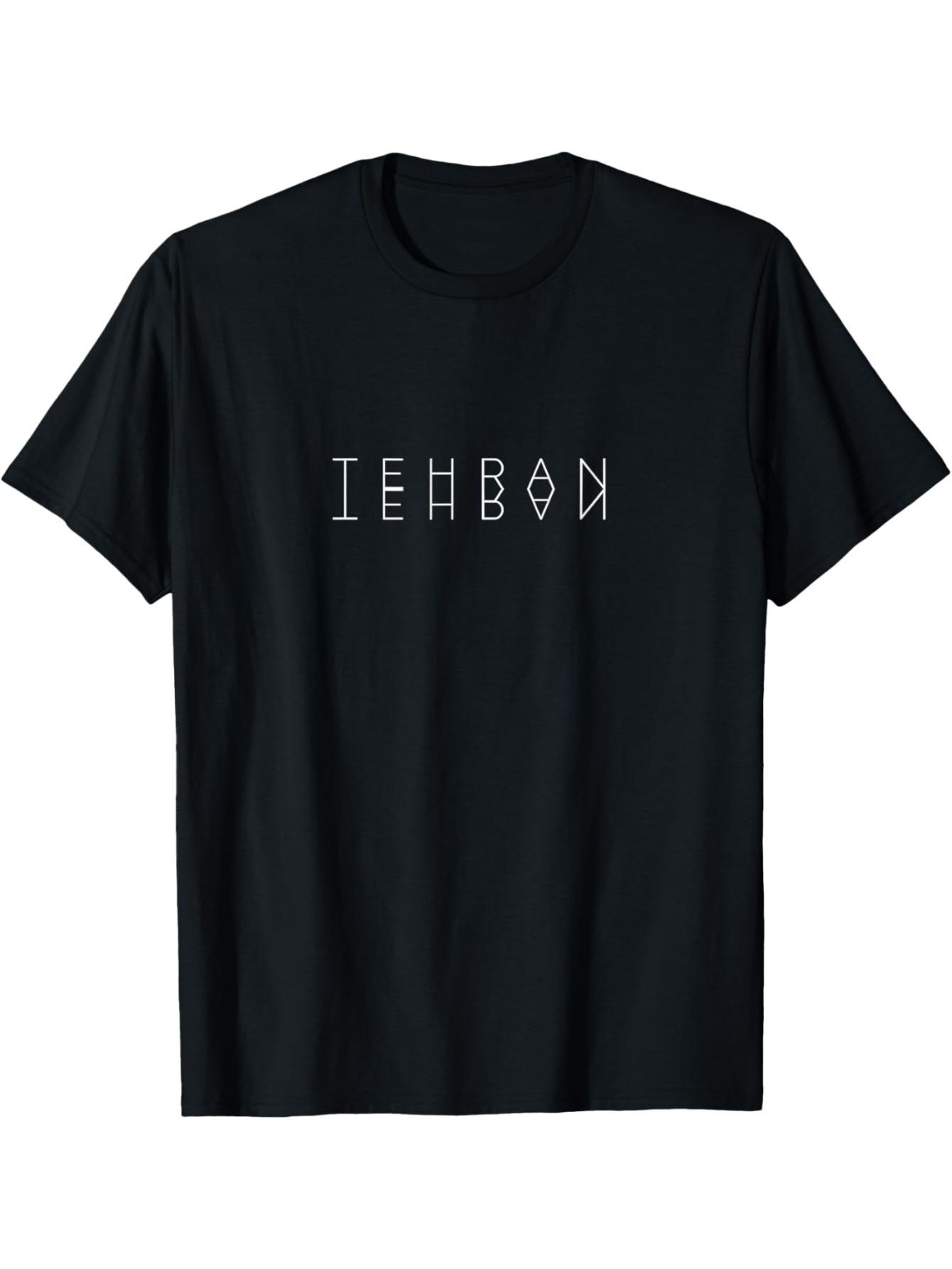 

Souvenir T-Shirt Featuring Word Art of Tehran XXXL