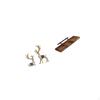 Rustic Reindeer Figurines And Wood for Room Bedroom Nursery Bathroom Home Office Decor