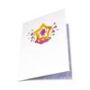 Multicolor 3D Greeting Card Valentine's Day Blessing Cards Paper Carving Postcard  Festival