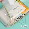 Transparent Transparent File Bag Multifunctional Document Bag  School Office Supplies