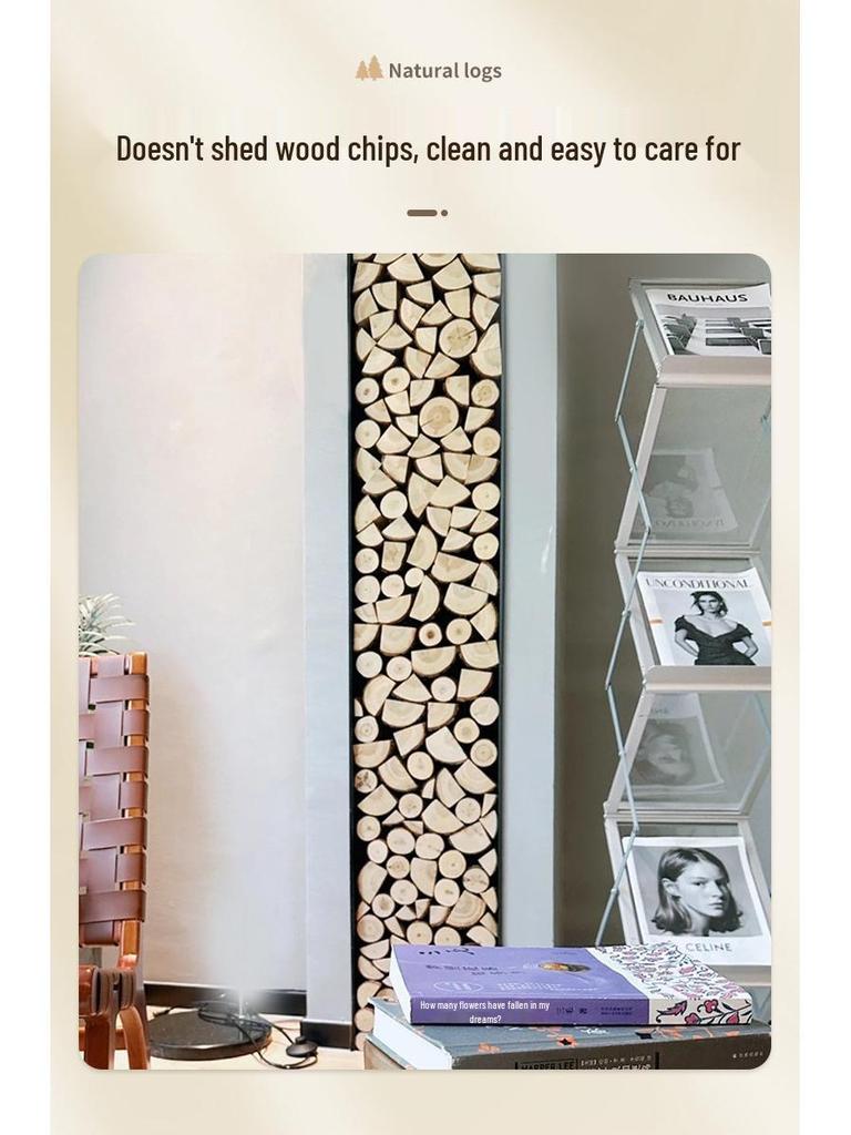 Dekorativní cedrová polena do krbu pro domov a stůl