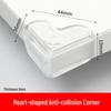 L-Shaped Transparent Baby Safety Corner Guards for Tables and Cabinets