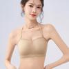 Strapless Seamless Bra for Women Breathable Ice Silk Beautiful Back Bra Anti-slip Gathering Bra Strapless Underwear Push Up Bra