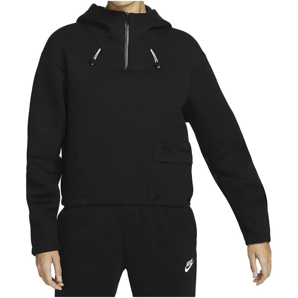 Nike Sweatshirts Women's Black Hooded Moderate Other DV8239-010