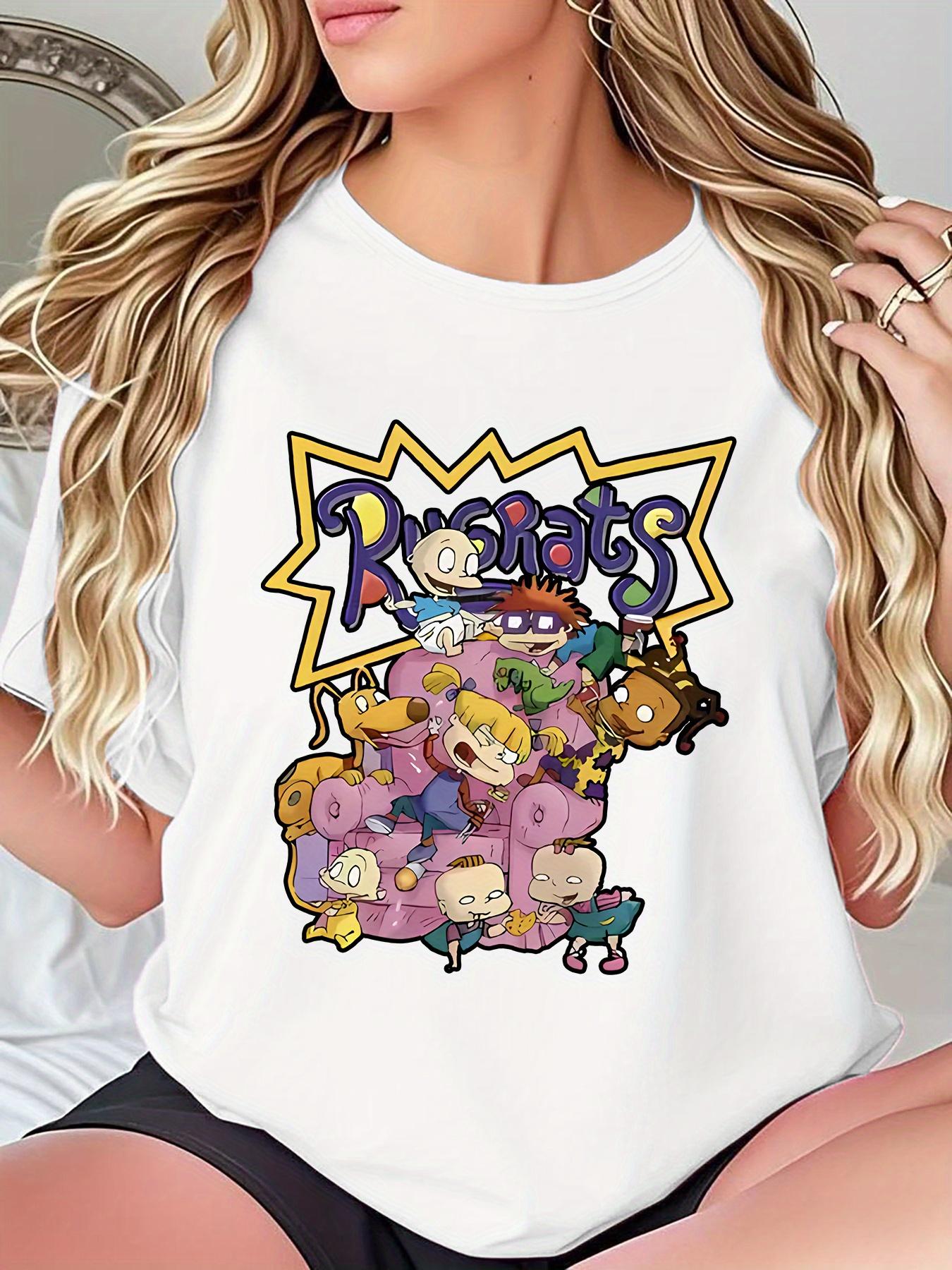 

Европейские размеры рубашек, Удобная одежда, Игривый дизайн, Рубашка, которую можно стирать в машине, Повседневный наряд, Веселый принт, Легкий материал, Модная одежд S белый