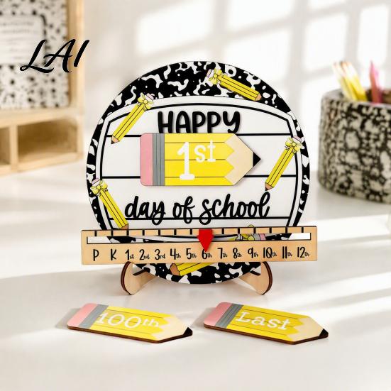 Chalkboard Sign for First Day of School Sign Reusable Wooden Milestone Board Board Kids Back to Photography Prop Kindergarten And Elementary