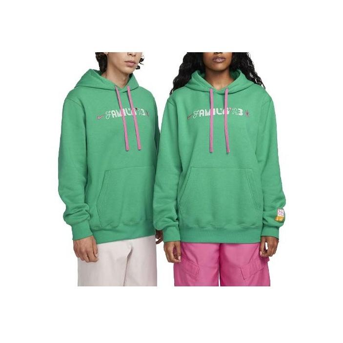 

Nike Sportswear Club Fleece Familia Letter Print Hoodie Unisex hoodies Green FQ7321-324 XL
