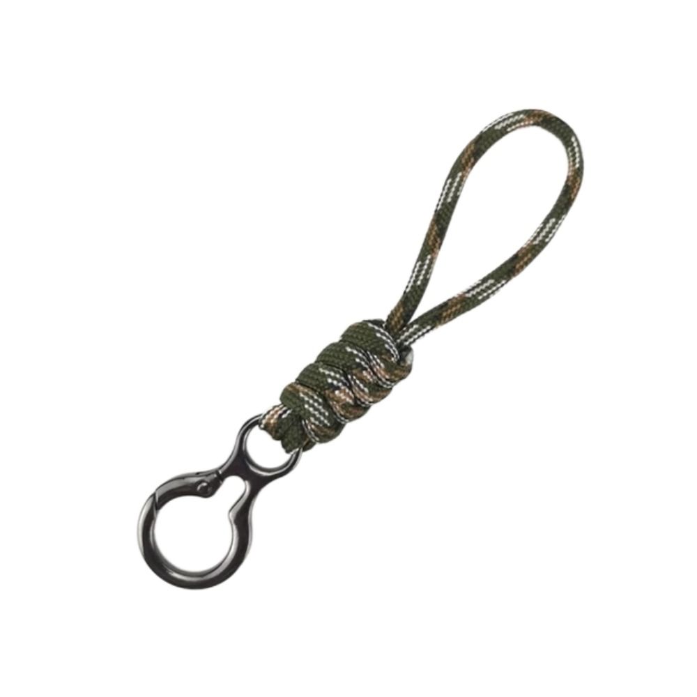 Bag Pendant Paracord Keychain Anti-lost Braided Woven Keychain Umbrella Rope Keyring  Car Trinket