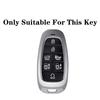 7 Buttons Silicone Car Key Cover For Hyundai Santa Fe Tucson  Nexo Nx4 Atos Solaris Prime  Auto Shell Fob Case Keyshell