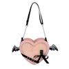 Lovely Little Devil Wings Pain Bag Comic Show Girls Crossbody Shoulder Bag Doll Receive Handbag Women Punk Heart Itabags