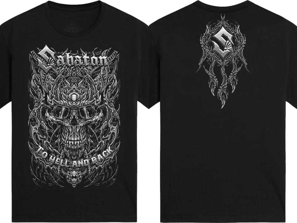 Nowe Gorące Oficjalne Koszulki Graficzne Sabaton Damskie Męskie Oversize Y2k T-shirt Zespół Heavy Metal Krótki Rękaw Damskie Męskie Wysokiej Jakości Koszulki