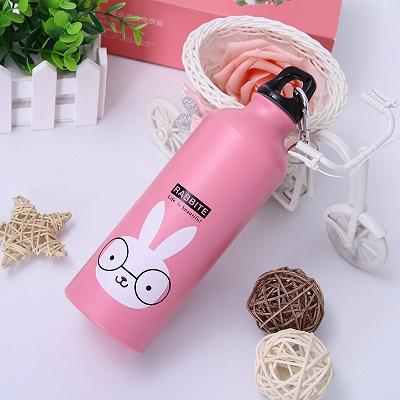 500ml Lovely Animals Creative Gift Outdoor Portable Sports Cycling Camping Hiking Bicycle School Kids Water Bottle Bar Tool