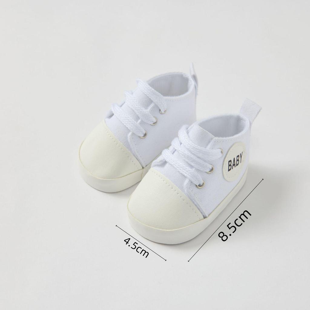 22-inch Silicone Reborn Doll Leather & Canvas Dress-Up Shoes Accessories