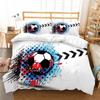 Bed Set Football Quilt Cover 3D Printing Beding Cover Suit Soccer Home Bedclothes with Pillowcase Soft Duvet Cover