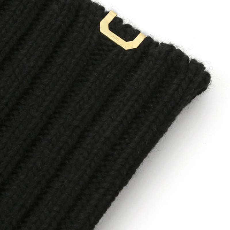 UNDERCONTROL STUDIO NECK WARMER / RIB / LAMBS Wool / BLACK
