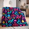 1pc Christmas Festive Blanket, Lightweight Flannel Throw Blanket for Sofa, Bed, Travel, Camping, Living Room, Office, Couch, Chair, and Bed
