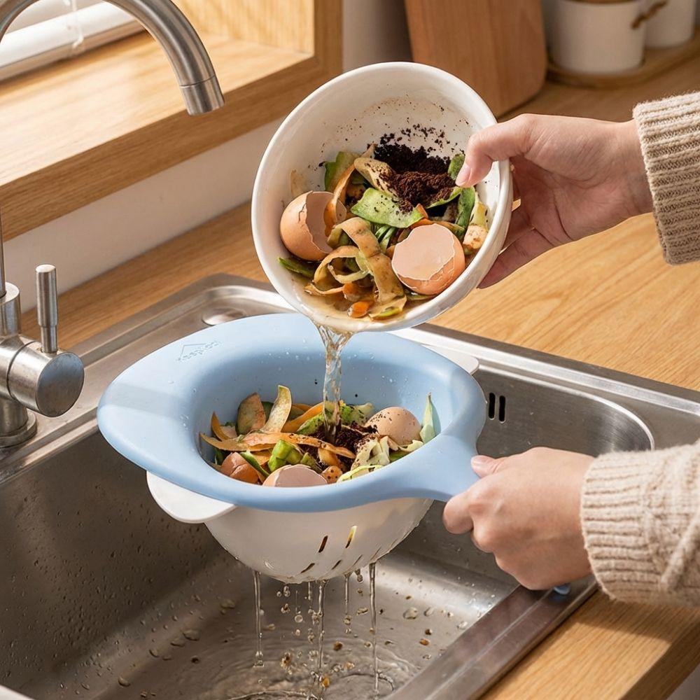 Leak-proof Sink Strainer Basket Anti Clogging Kitchen Sink Drainer  Fruit Vegetable Washing