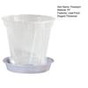 Breathable Flowerpot Transparent PP Blueberry Planter Pot for Phalaenopsis Hydroponics Hot Plants Self-Watering Aerating Plant Pot for Home Garden
