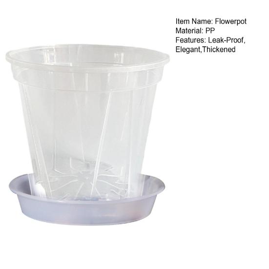 Breathable Flowerpot Transparent PP Blueberry Planter Pot for Phalaenopsis Hydroponics Hot Plants Self-Watering Aerating Plant Pot for Home Garden