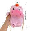 Animal Doll Capybara Plush Crossbody Bag Persimmon Cartoon Plush Shoulder Bag  Office