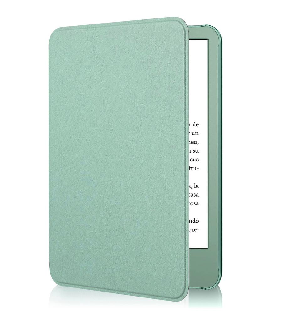 MoKo Kindle 11th Generation Kindle Easy Green (2024/2022) 6-inch Case, 2024/2022 Cover, PC-Made, Lightweight, Slim, Shockproof, Simple,
